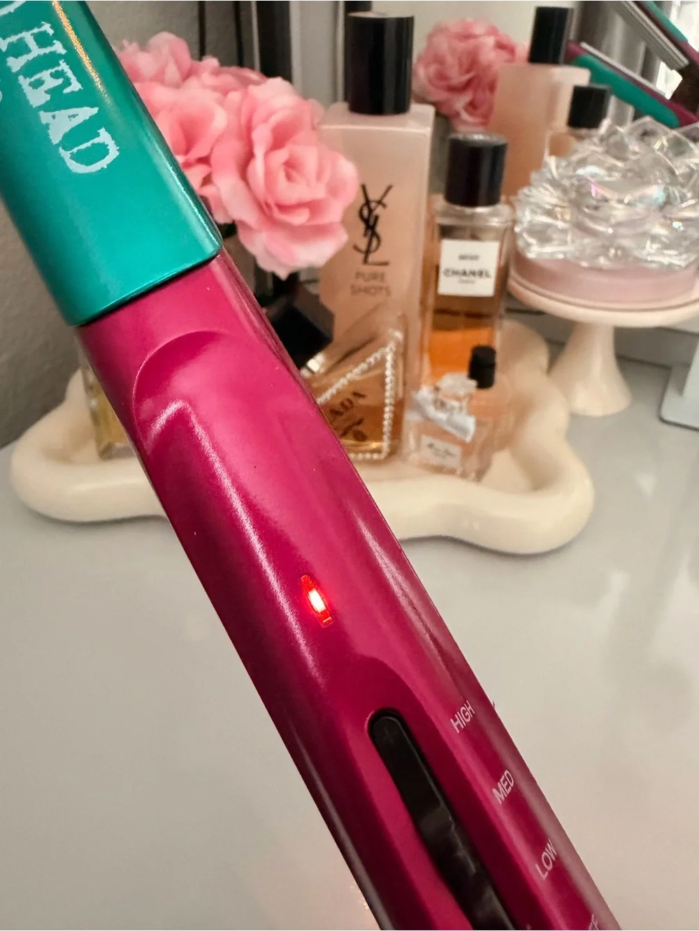 BedHead Pink and Teal Crimper Hair Styler Tool